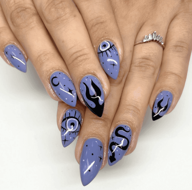 50+ Halloween Nail Ideas 2021 You’ll Actually Want To Wear images 17