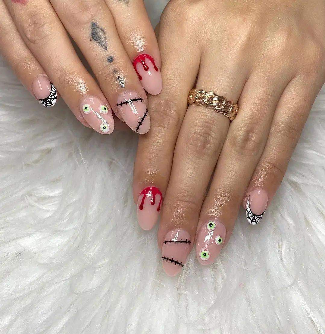 50+ Halloween Nail Ideas 2021 You’ll Actually Want To Wear images 18